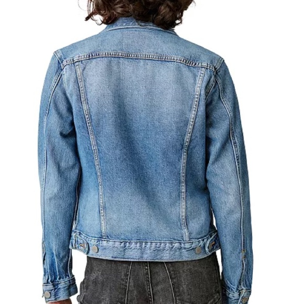 Lucky Brand women’s Tomboy Trucker Denim Jacket. Size Medium - Picture 2 of 14